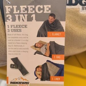 Ridgway Fleece 3-in-1 Blanket Or  Liner